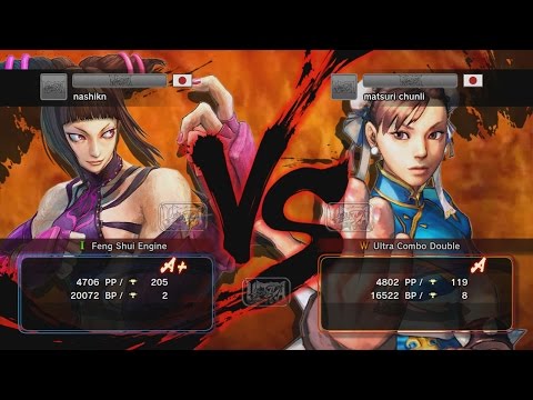 Younashi (Juri) vs Matsuri (Chun Li) - USF4 Match *60fps/1080p*