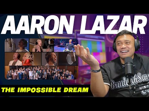 THE IMPOSSIBLE DREAM - AARON LAZAR x BROADWAY FOR ALS | Bruddah🤙🏼Sam's REACTION VIDEOS