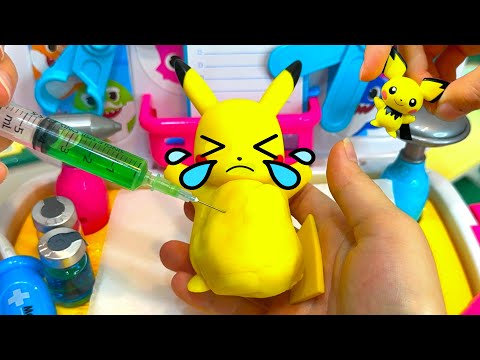 [🌟Toy ASMR🌟] 💛8 Minutes Satisfying with Unboxing Pikachu Doctor toys & Pokémon ASMR | Review Toys