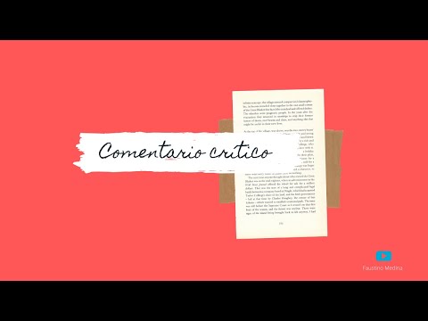 Qué es un comentario crítico y cuáles son sus partes