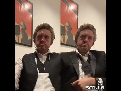 Duet with myself on "Tears Getting Sober" (Bulgaria's entry for Eurovision 2020)