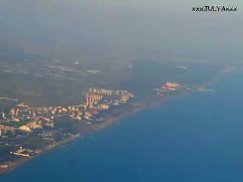 Взлёт самолёта (аэропорт Анталии) Plane take-off (Antalya airport)