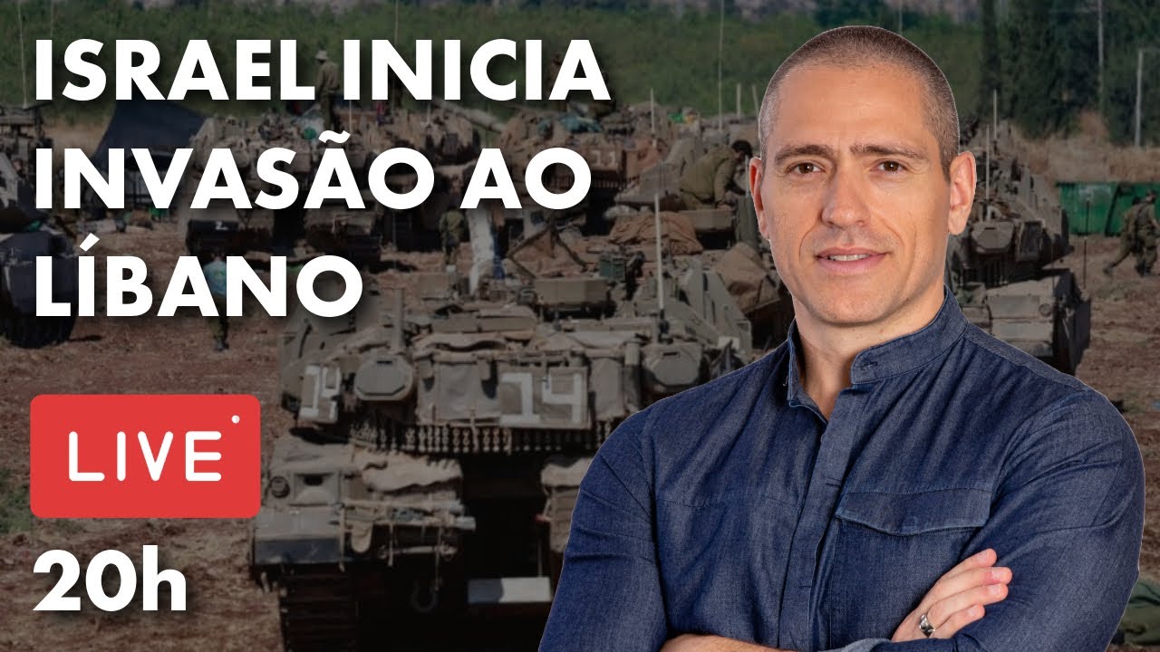 ISRAEL INICIA INVASÃO AO LÍBANO | PROFESSOR HOC AO VIVO
