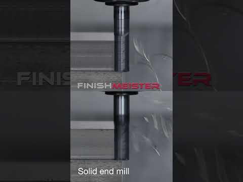 We tried rough machining with a no chattering end mill, the machined surface was incredible!  #cnc