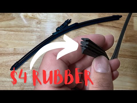 How To Replace Wiper Blade Rubber Refill (Bosch Icon)