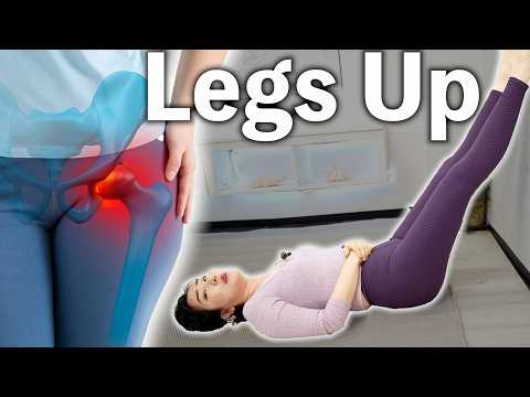 Legs Up the Wall: 5 Minutes to Reset Hip Pain & Drain Swelling
