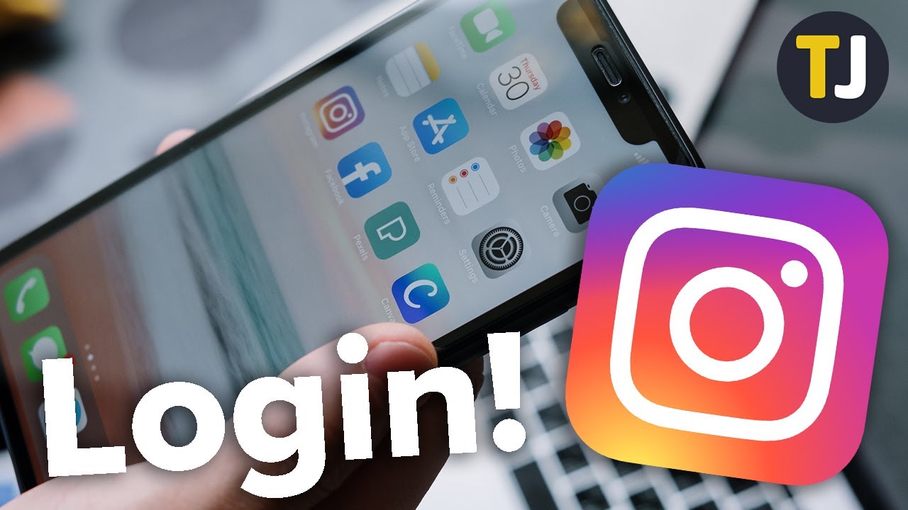 Log into instagram through facebook