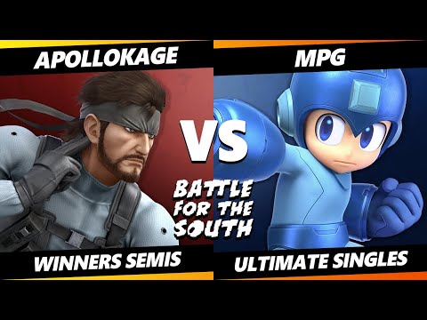 Battle for the South Top 8 - ApolloKage (Snake) Vs. MPg (Mega Man) Smash Ultimate - SSBU