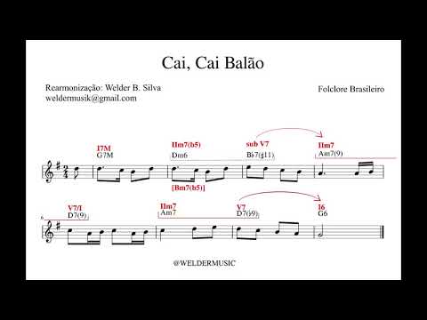 Rearmonização e Análise Harmônica - Cai, cai, balão