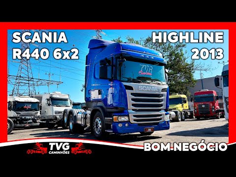 Scania R440 6x2 Highline 2013 Opticruise - BOM NEGÓCIO