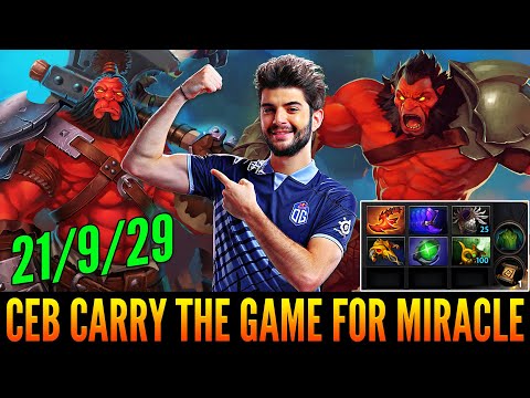 👉CEB With The Iconic Offlane Axe Carrying The Game For Miracle- Medusa vs GH GOD - Dota 2 Highlights