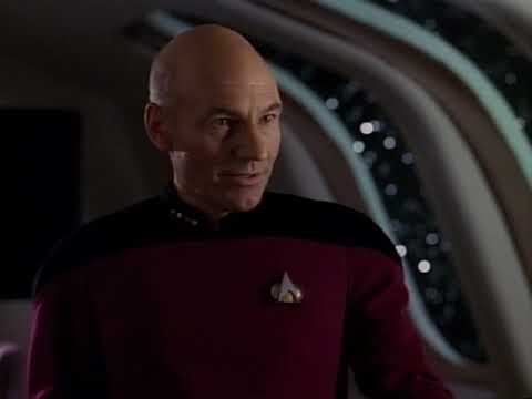 Captain Picard Explaining Progress