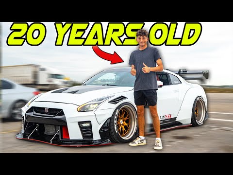 Meet the Kid who Daily Drives a LIBERTY WALK 800hp Monster Nissan GTR!