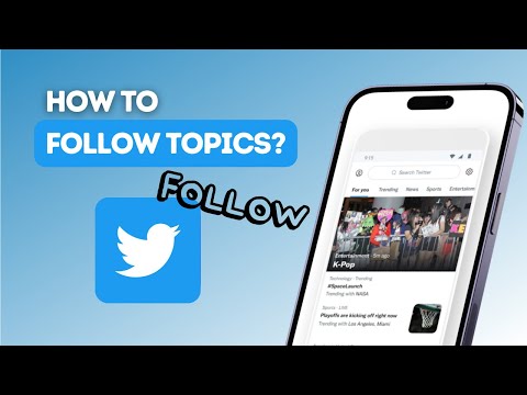 How to follow topics on Twitter?