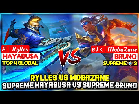 Ǣ | Rylles VS ʙTᴋ | MobaZane, Supreme Hayabusa VS Supreme Bruno [ Top Global 4 Hayabusa ] Ǣ | Rylles