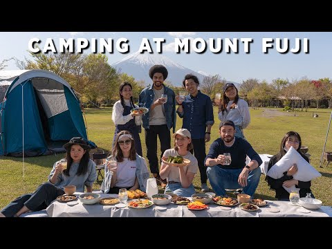 Japanese Camping and BBQ Experience Near Mt. Fuji ?