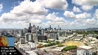 Brisbane Weather 13 Dec 2024 Time Lapse