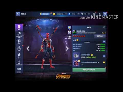 Marvel Future Fight Spider Man T3 ADVANCEMENT