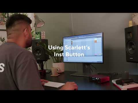 Connecting Guitars to your Scarlett 2i2