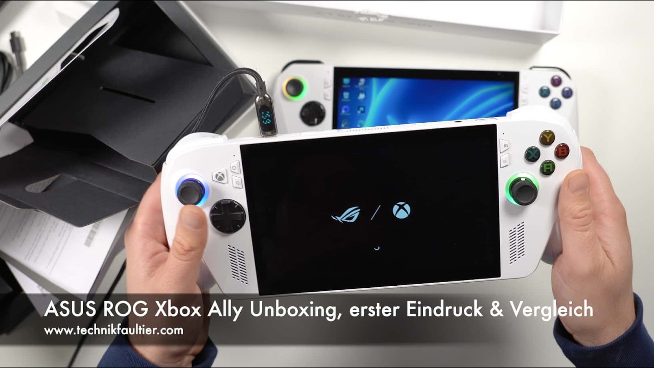 ASUS ROG Xbox Ally Unboxing, erster Eindruck & Vergleich