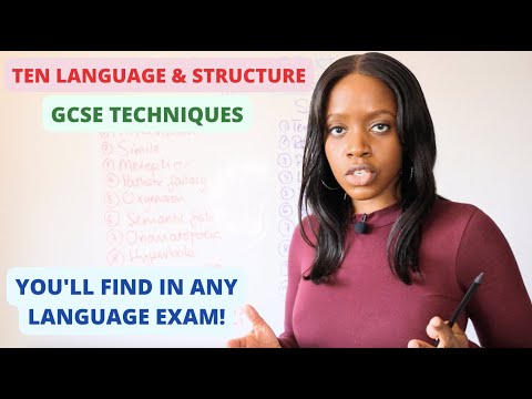 10 Language & Structure Techniques You'll Find In ANY GCSE English Language Exam (AO2 Marks)