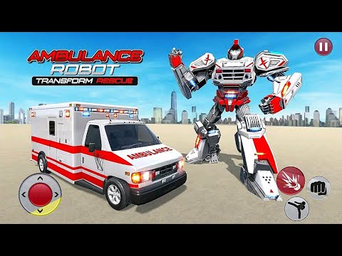 AMBULANCE ROBOT CAR GAMES 2020 REAL ROBOTS WARS | IT'S PLAY SIMULATOR GAMES