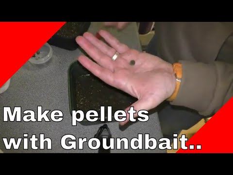 How to make home made pellets using groundbait