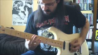 SLAYER - FULL "haunting the chapel" EP on guitar ! - HD - (chemical warfare , captor of sin ...)
