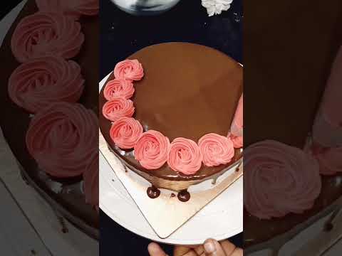 Chocolate Cake Decoration || 1.5 Pound Cake Decoration