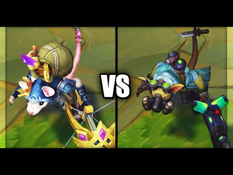 Twitch Shadowfoot vs Omega Squad Twitch Epic Skins Comparison (League of Legends)