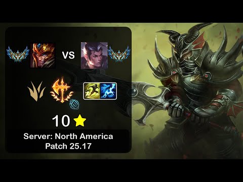 Jarvan IV Jungle vs Xin Zhao - NA Challenger - Patch 25.17