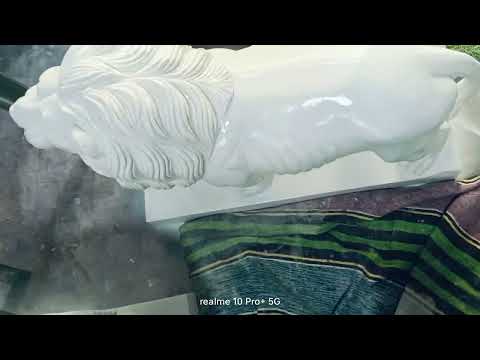 2 Feet Marble Elephant Statue