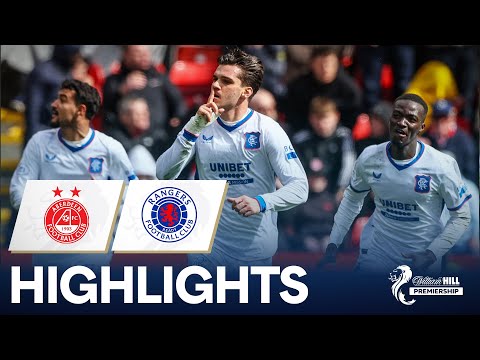 Aberdeen 2-2 Rangers | 10-Man Rangers Complete Late Dramatic Comeback! | William Hill Premiership