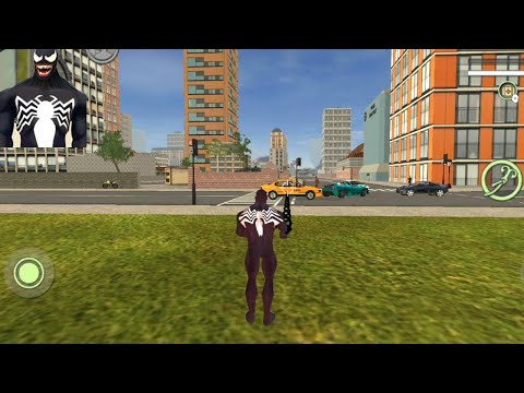 Rope Hero Vice Town Venom Version | Venom Spider Crime Simulator  - Android GamePlay HD