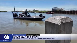 Deputies patrolling Lake St. Clair, targeting reckless boating