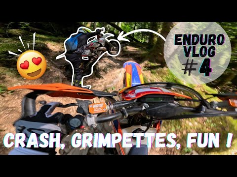 Enduro vlog: Two enduro riders, struggles, falls, fun!