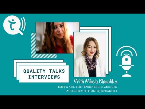 QualityTalks Interviews with Mirela Blaschke