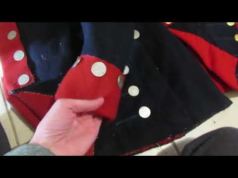 Delaware Continental Regimental Coat-Construction details
