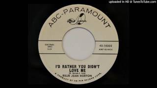 Billie Jean Horton - I&#39;d Rather You Didn&#39;t Love Me (ABC-Paramount 10332)