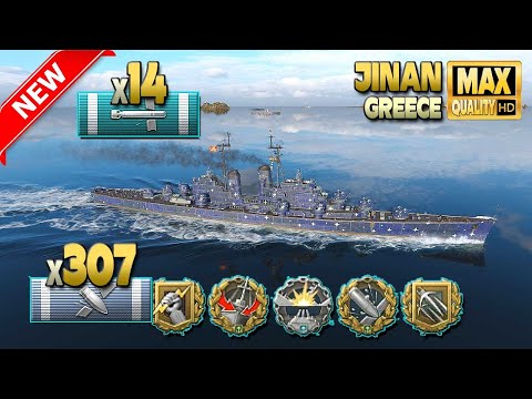 Jinan: New tech tree torpedo cruiser - World of Warships