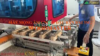 MÁY MỘNG ÂM CNC 10 ĐẦU BÀN DÀI 3200MM WOODMASTER. WM-5X2CNC. Tối ưu cho hàng dài nhiều kích cỡ mộng