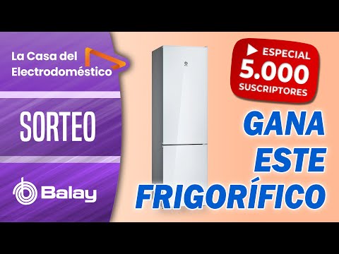 🍉🎁 Frigorífico cristal blanco Balay | Sorteo