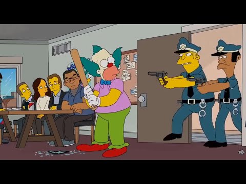 The Simpsons- Krusty gets arrested