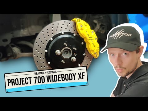 HUGE brake on Jaguar XF! | Extreme Car Modification Project - Project 700 Widebody XF EP 2