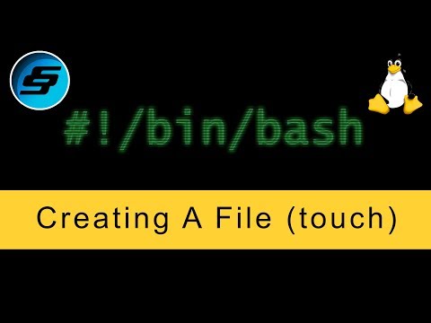 Creating A File touch Bash Scripting