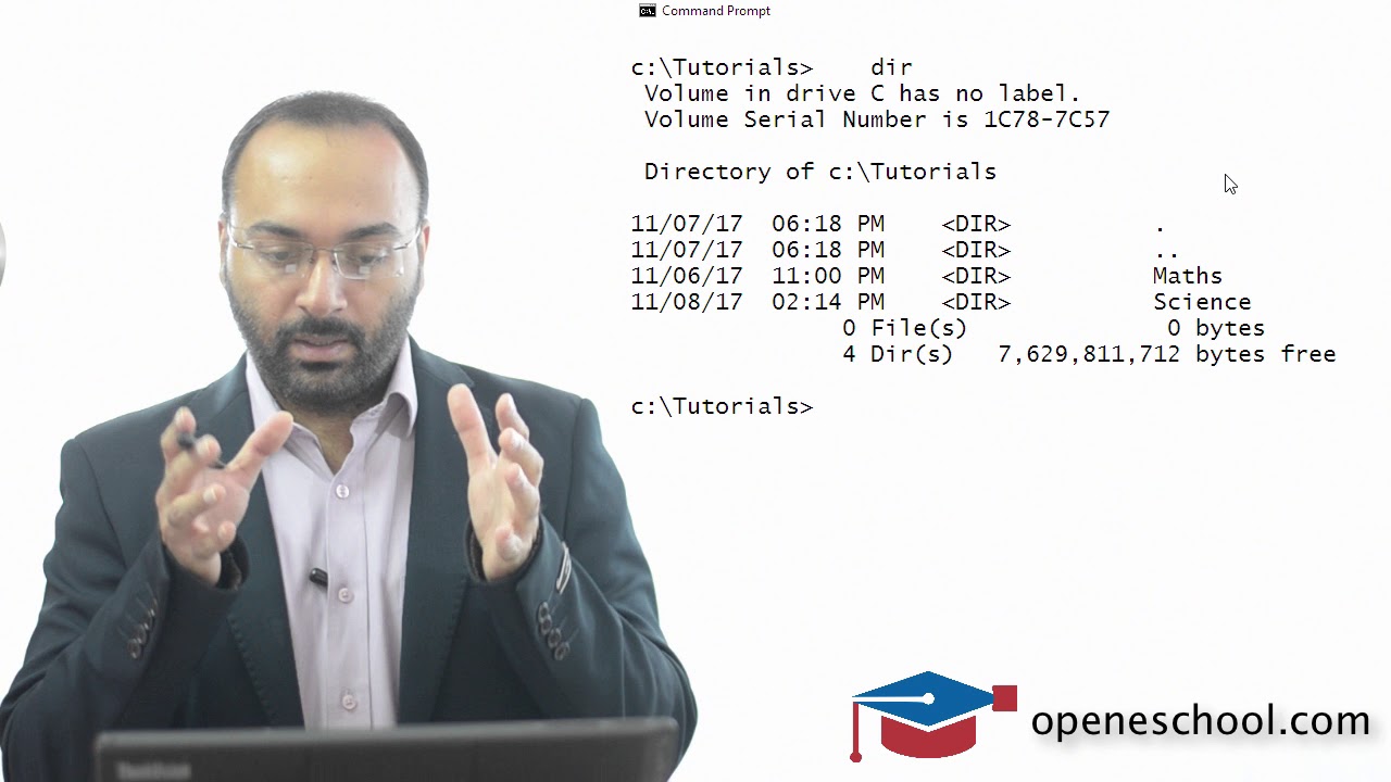 Windows Command Line Tutorials - Tutorial 5 - CD and Dir Commands