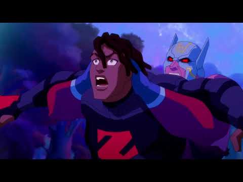 young justice phantoms  Orion Vs Lor Zod epic fight