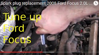 Spark plug replacement 2008 Ford Focus 2.0L ignition coil. How to change plugs