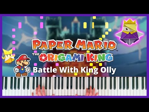 Battle with King Olly | Paper Mario: The Origami King | Piano Cover (+ Sheet Music)