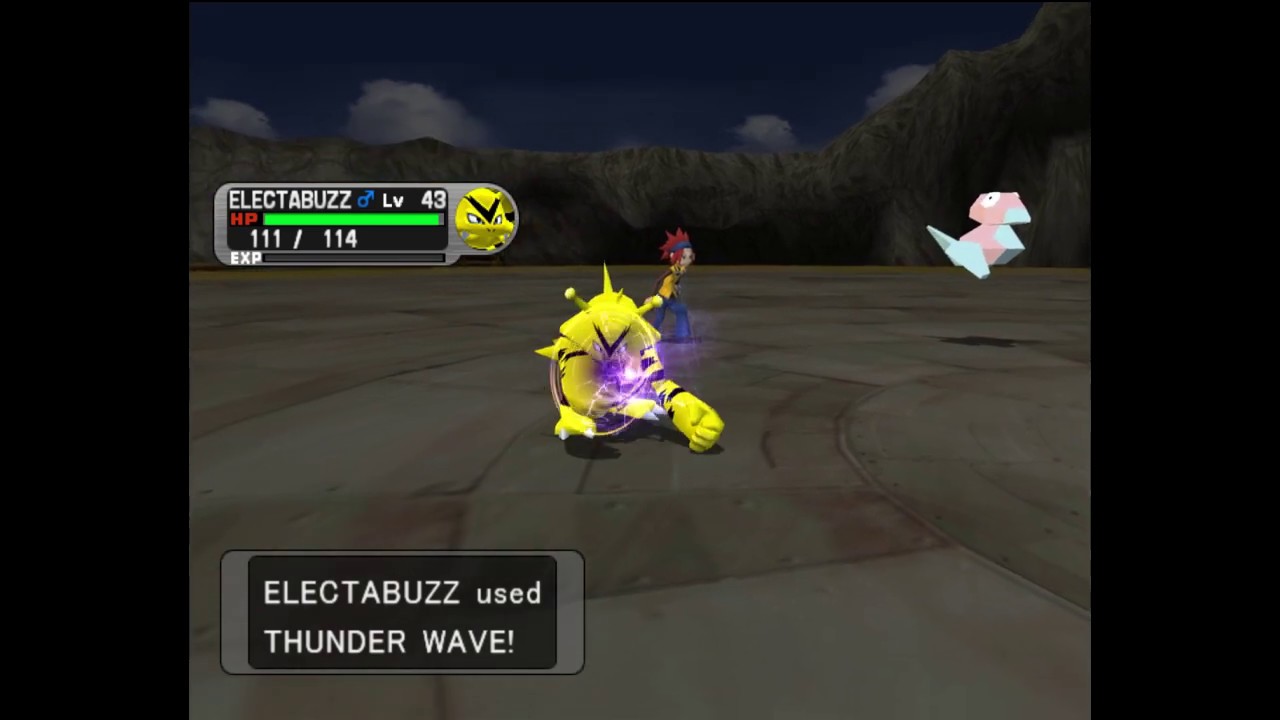Pokémon XD ‒ Thunder Wave / でんじは / Onda Trueno [720p]